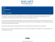 Tablet Screenshot of bankoaklawn.com